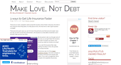 Desktop Screenshot of makelovenotdebt.com